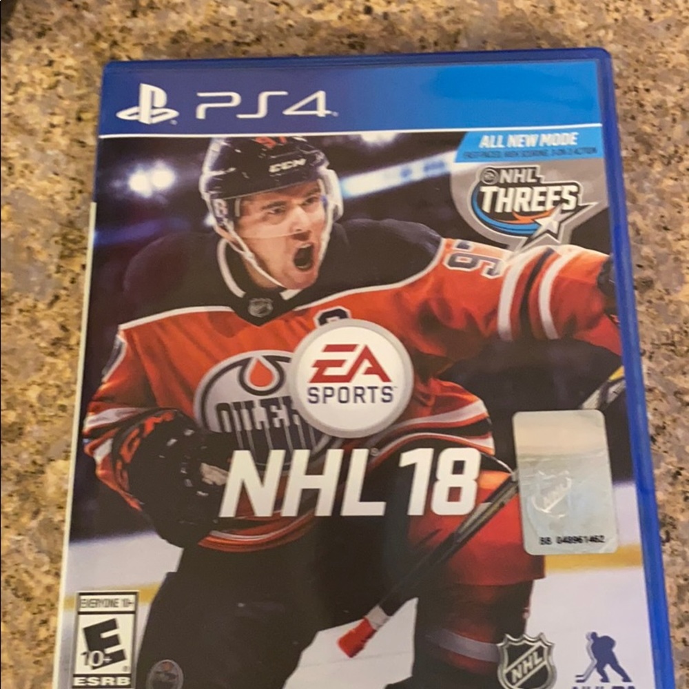 NHL 18 PS4 video game